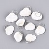 Natural Shell Pendants SHEL-Q028-03-1