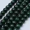 Natural Malachite Beads Strands G-F571-27B2-8mm-1