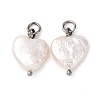 Natural Keshi Pearl Pendants PALLOY-JF04207-02-1