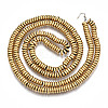 Electroplate Non-magnetic Synthetic Hematite Beads Strands G-T114-88A-G-2