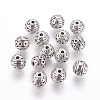 Tibetan Style Zinc Alloy Beads X-PALLOY-L230-01AS-RS-1