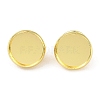 Rack Plating Brass Brooch Finding KK-Z030-01G-1