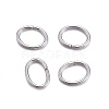 Tarnish Resistant 304 Stainless Steel Open Jump Rings X-STAS-F221-40P-G-2