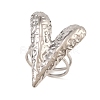304 Stainless Steel Cuff Open Rings for Women SA-CBAF040-07P-2
