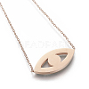 304 Stainless Steel Pendant Necklaces NJEW-O118-20-4