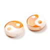 Printed Natural Freshwater Shell Beads SHEL-R129-07A-05-3