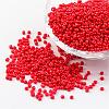 12/0 1.5~2mm Baking Paint Glass Seed Beads Loose Spacer Beads X-SEED-S001-K20-1