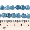 Dyed Natural Malaysia Jade Star Beads Strands G-Z080-A01-04-5