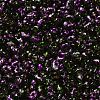 Spray Painted Glass Seed Beads SEED-F005-07A-04-3