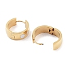 Ion Plating(IP) 304 Stainless Steel & Natural Shell Huggie Hoop Earrings for Women EJEW-C096-26A-G-2