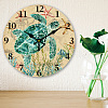 MDF Printed Wall Clock HJEW-WH0058-033-5