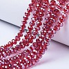 Electroplate Glass Beads Strands EGLA-A034-T3mm-A06-1