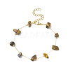 Natural Mixed Gemstone Chips Beaded Bracelet BJEW-JB09941-2