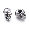 Halloween 304 Stainless Steel European Beads STAS-F243-43AS-2