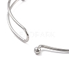 Non-Tarnish 304 Stainless Steel Expandable Bangle for Girl Women BJEW-C003-01P-3