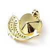 Real 18K Gold Plated Rack Plating Brass Micro Pave Cubic Zirconia Pendants KK-C015-28G-4