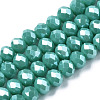 Electroplate Glass Beads Strands EGLA-A034-P2mm-A03-1