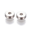 Non-Tarnish 201 Stainless Steel Grooved Spacer Beads X-STAS-P239-05P-1