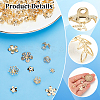 70Pcs 7 Styles Brass Bead Caps FIND-AR0005-36-3