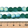 Frosted Transparent Glass Beads Strands LS-GLAA-T032-T8mm-MBB21-4