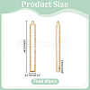 40Pcs Brass Big Pendants KK-WR0001-89-2