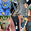 100Pcs 10 Colors Food Grade Eco-Friendly Silicone Focal Beads SIL-BY0001-02-11