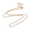 304 Stainless Steel Ball Chain Necklaces NJEW-JN03488-01-2