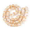 Handmade Gold Foil Glass Beads LAMP-C004-03F-4