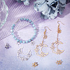 12Pcs 6 Style 201 Stainless Steel Pendants STAS-CA0001-82-4