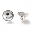 Brass Bead Cap Pendant Bails KK-H759-30B-S-3