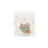 Alloy & Enamel Stud Dangle Earrings for Women WG66E5A-01-4