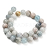 Natural Aquamarine Beads Strands G-F591-29B-12mm-01-3