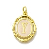 Brass Pendants KK-C088-01G-25-1
