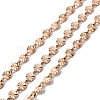 Ion Plating(IP) 304 Stainless Steel Flower Link Chains STAS-B041-08RG-1