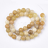 Natural Topaz Jade Beads Strands X-G-S259-45-6mm-2
