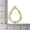 Golden 304 Stainless Steel Rhinestonet Pendants STAS-Q312-02C-G-3