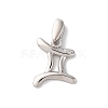 925 Sterling Silver Micro Pave Clear Cubic Zirconia Pendants STER-H117-01P-03-1
