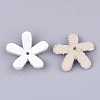 5-Petal Eco-Friendly Cowhide Bead Cap FIND-S301-37H-2