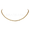 3.5MM 304 Stainless Steel Curb Chain Necklaces for Women NJEW-JN05584-3