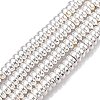 Electroplate Non-magnetic Synthetic Hematite Beads Strands G-Q465-29S-1