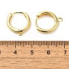 Brass Hoop Earrings X-EJEW-K083-33G-3