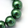Baking Painted Pearlized Glass Pearl Round Bead Strands HY-Q003-10mm-71-3