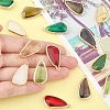5Pcs Glass Pendants GLAA-YW0004-78A-5