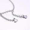 304 Stainless Steel Charm Anklets AJEW-AN00204-2