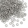 Tarnish Resistant 304 Stainless Steel Open Jump Rings X-STAS-Q186-02-3x0.6mm-2