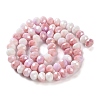 Electroplate Glass Beads Strands LAMP-S068-02E-2