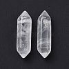 Natural Quartz Crystal Double Terminal Pointed Pendants G-C007-02B-14-3