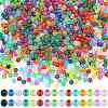 1500Pcs 15 Colors Transparent Acrylic Beads TACR-SZ0001-21A-1