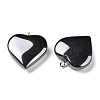 Non-magnetic Synthetic Hematite Pendants G-K225-09B-2