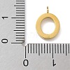Ion Plating(IP) 304 Stainless Steel Micro Pave Cubic Zirconia Pendants STAS-Z107-03G-14-3